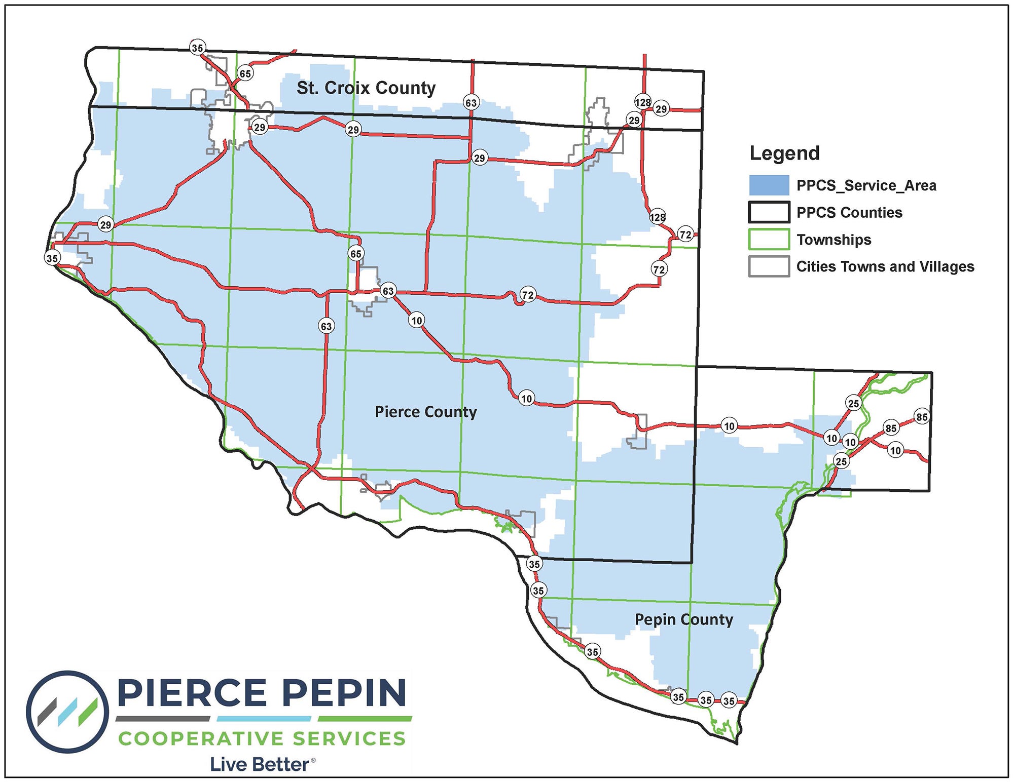 PPCS territory map (2024)