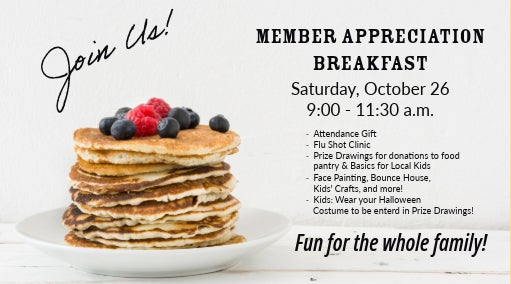 Member Appreciation Breakfast