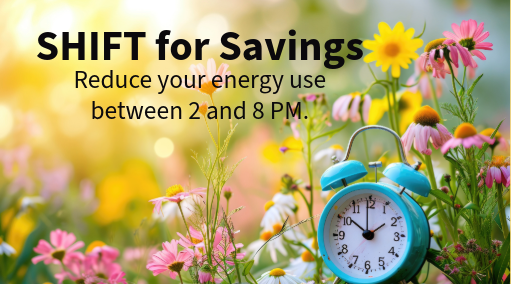 SHIFT for Savings - 2 to 8 PM
