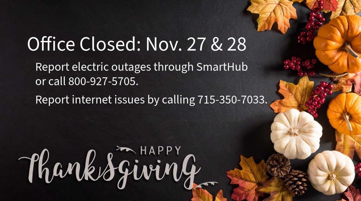 Thanksgiving Closings: Nov. 27 & 28